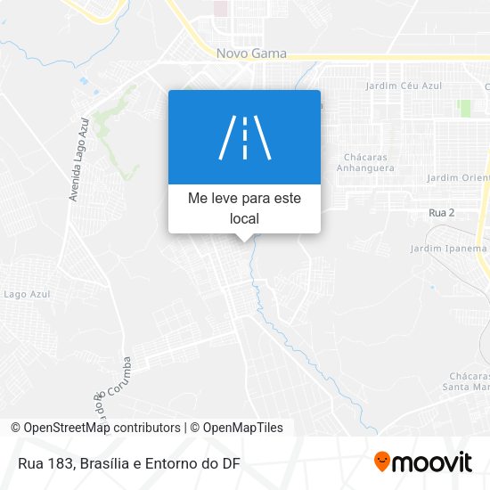 Rua 183 mapa