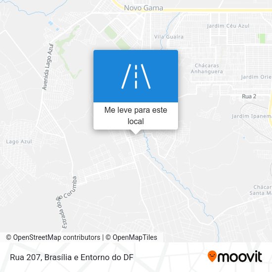 Rua 207 mapa