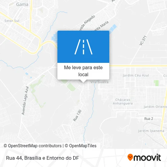 Rua 44 mapa