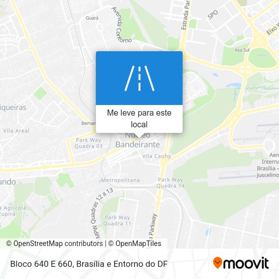 Bloco 640 E 660 mapa