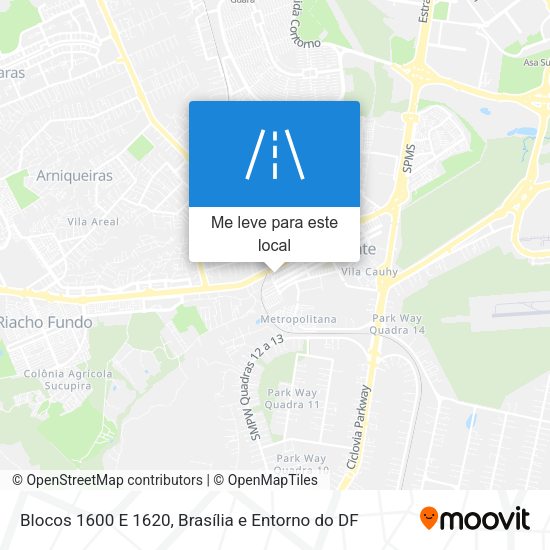 Blocos 1600 E 1620 mapa