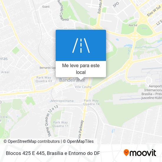 Blocos 425 E 445 mapa