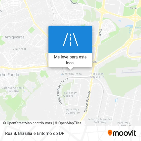 Rua 8 mapa