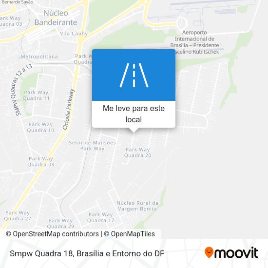 Smpw Quadra 18 mapa