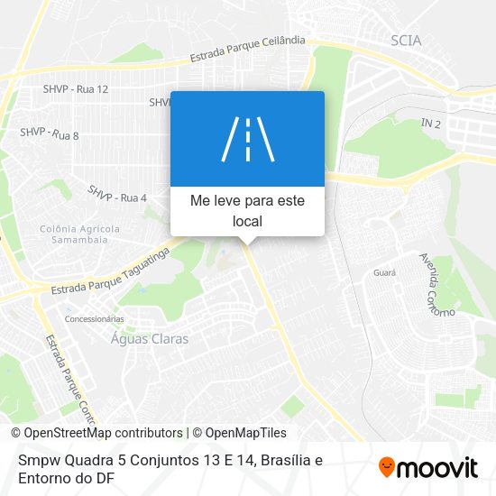 Smpw Quadra 5 Conjuntos 13 E 14 mapa