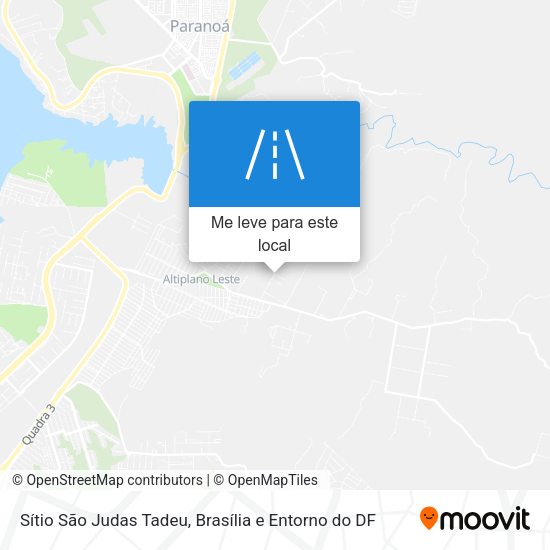 Sítio São Judas Tadeu mapa