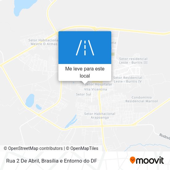 Rua 2 De Abril mapa