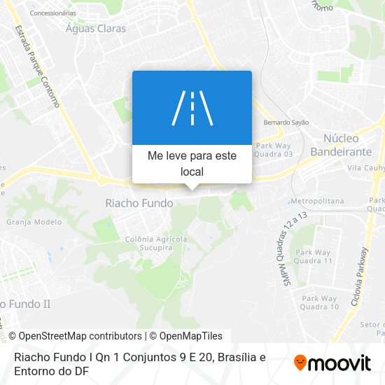 Riacho Fundo I Qn 1 Conjuntos 9 E 20 mapa