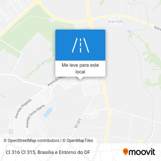 Cl 316 Cl 315 mapa