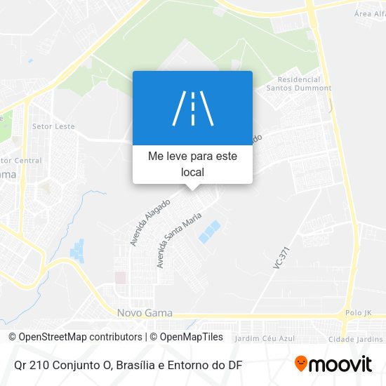 Qr 210 Conjunto O mapa