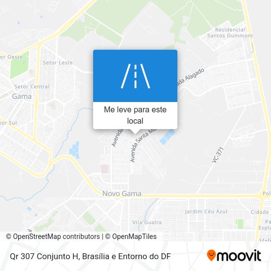 Qr 307 Conjunto H mapa