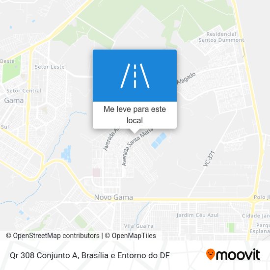 Qr 308 Conjunto A mapa