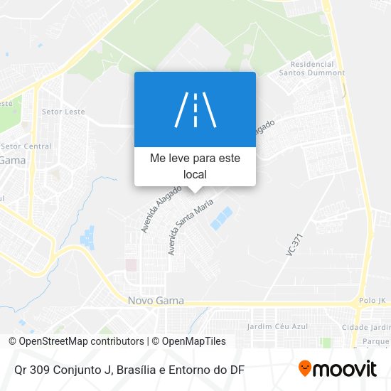 Qr 309 Conjunto J mapa