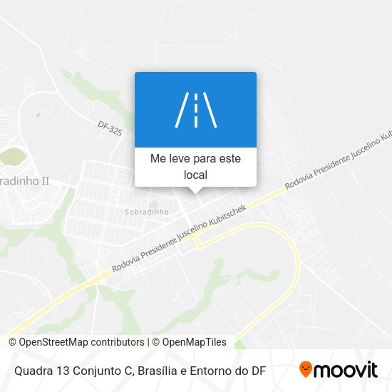 Quadra 13 Conjunto C mapa