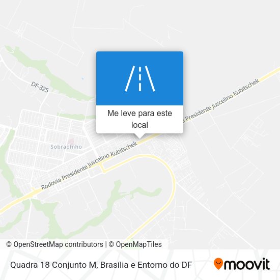 Quadra 18 Conjunto M mapa