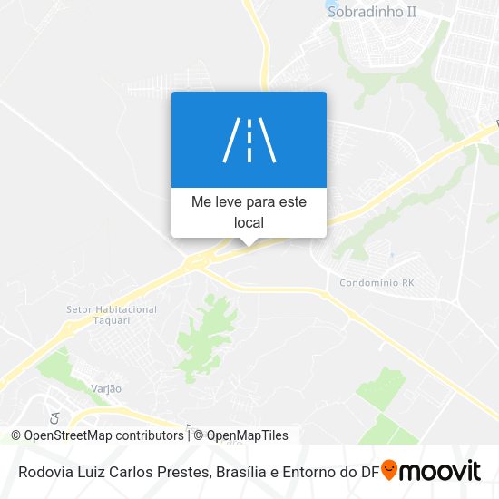 Rodovia Luiz Carlos Prestes mapa