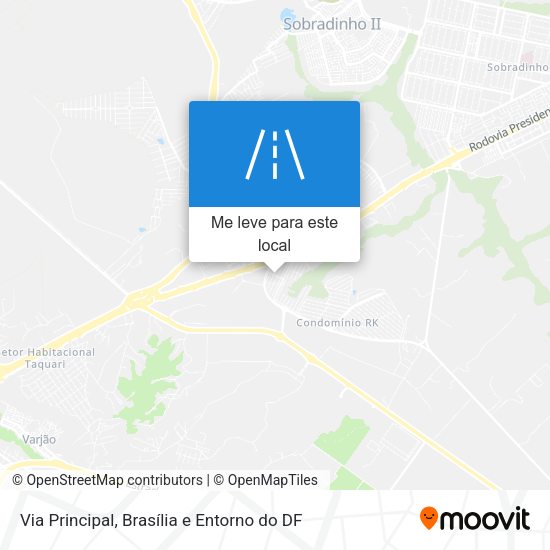 Via Principal mapa