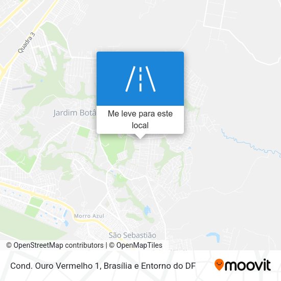 Cond. Ouro Vermelho 1 mapa