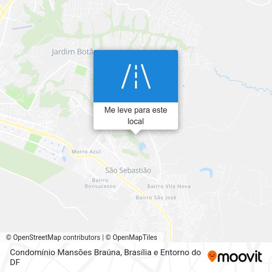 Condomínio Mansões Braúna mapa