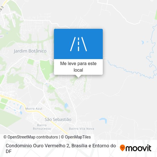 Condomínio Ouro Vermelho 2 mapa