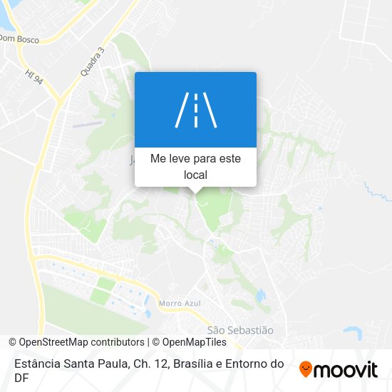 Estância Santa Paula, Ch. 12 mapa