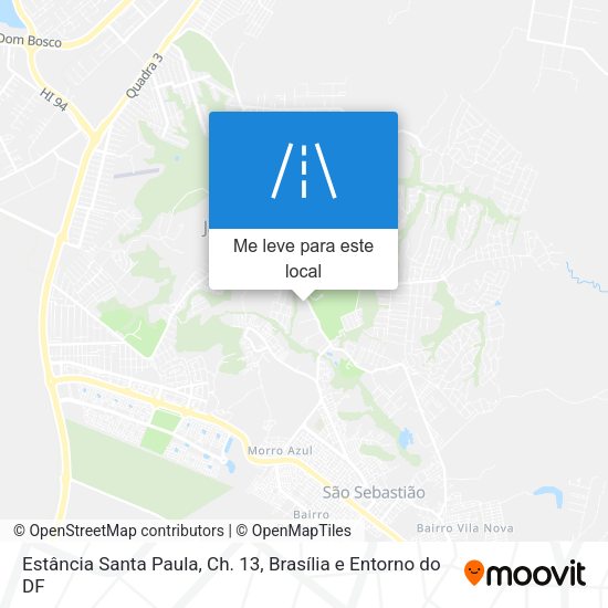 Estância Santa Paula, Ch. 13 mapa