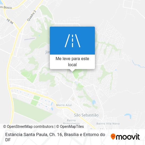 Estância Santa Paula, Ch. 16 mapa