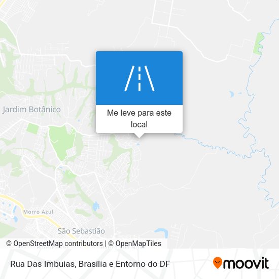 Rua Das Imbuias mapa