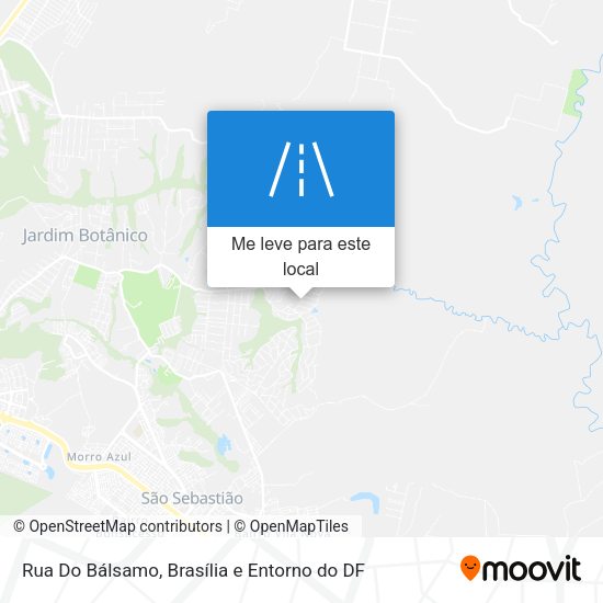 Rua Do Bálsamo mapa