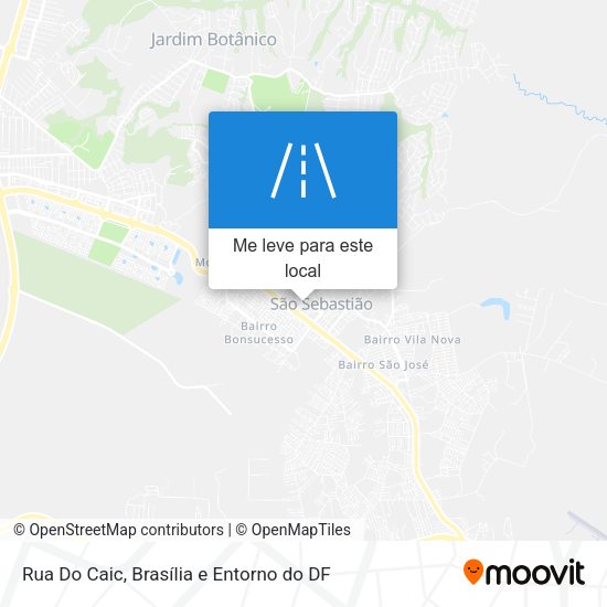 Rua Do Caic mapa