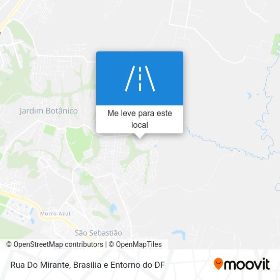 Rua Do Mirante mapa