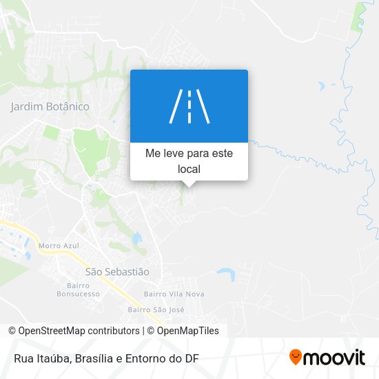 Rua Itaúba mapa