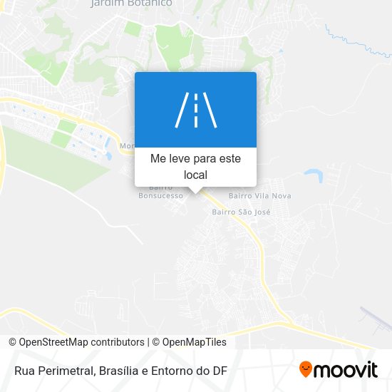Rua Perimetral mapa