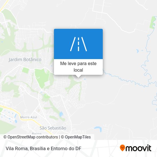 Vila Roma mapa