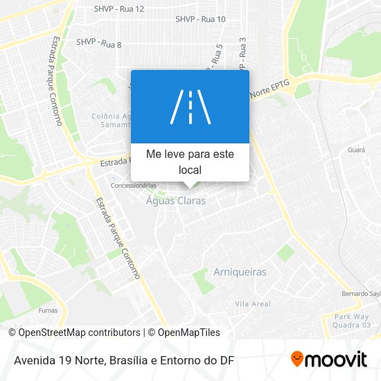 Avenida 19 Norte mapa