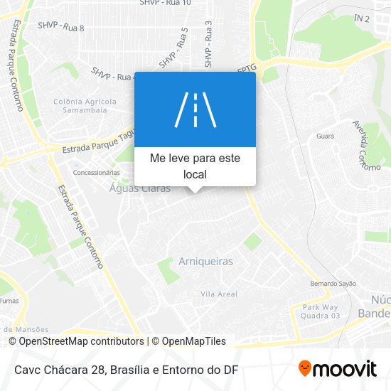 Cavc Chácara 28 mapa