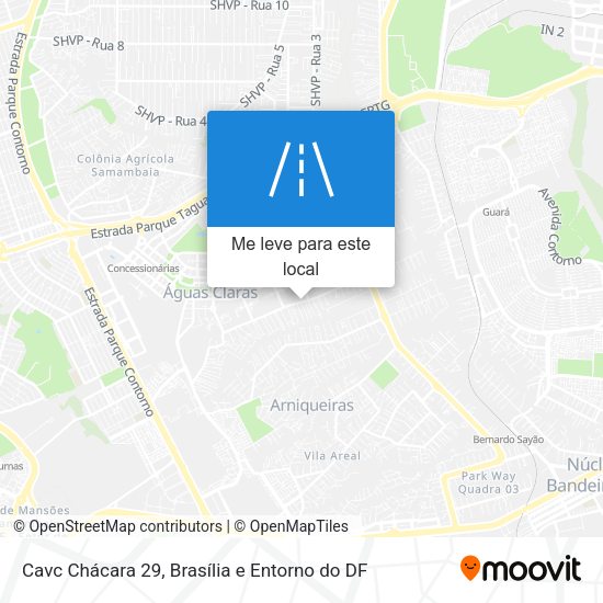 Cavc Chácara 29 mapa