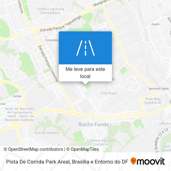 Pista De Corrida Park Areal mapa