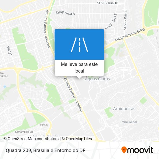 Quadra 209 mapa
