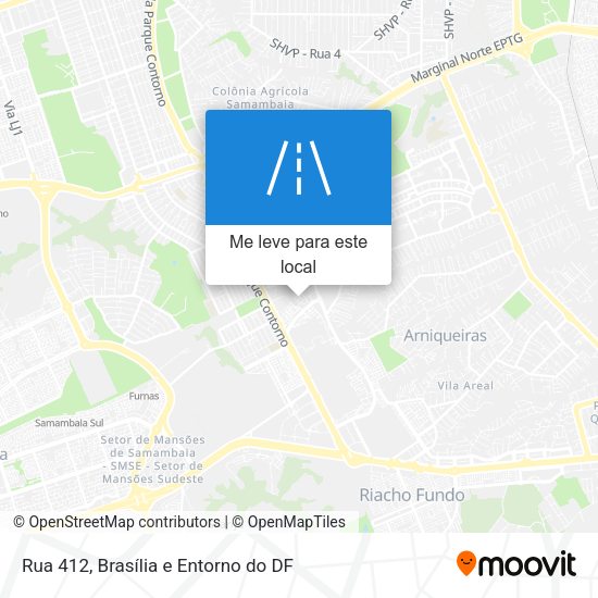 Rua 412 mapa