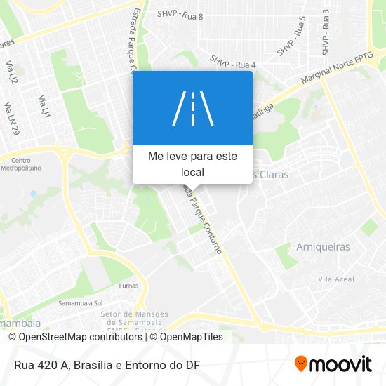 Rua 420 A mapa