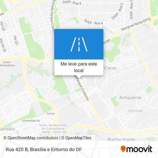Rua 420 B mapa