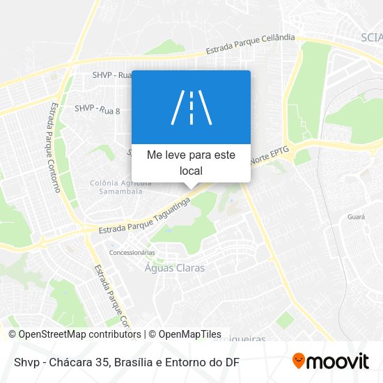 Shvp - Chácara 35 mapa