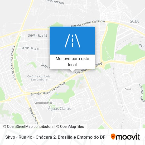Shvp - Rua 4c - Chácara 2 mapa