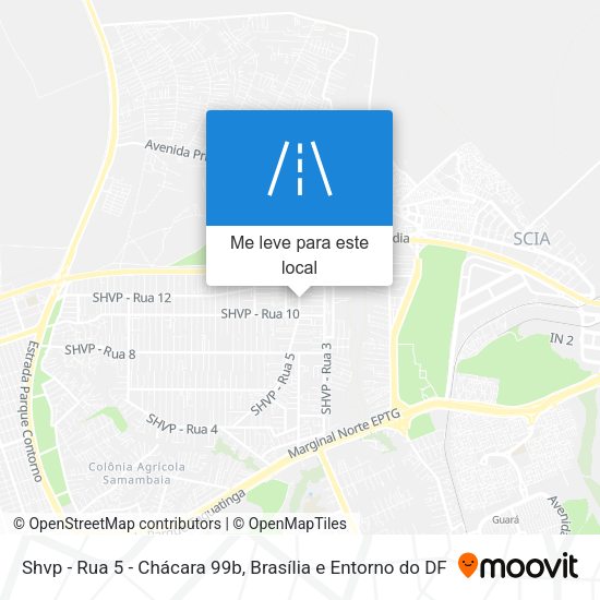 Shvp - Rua 5 - Chácara 99b mapa