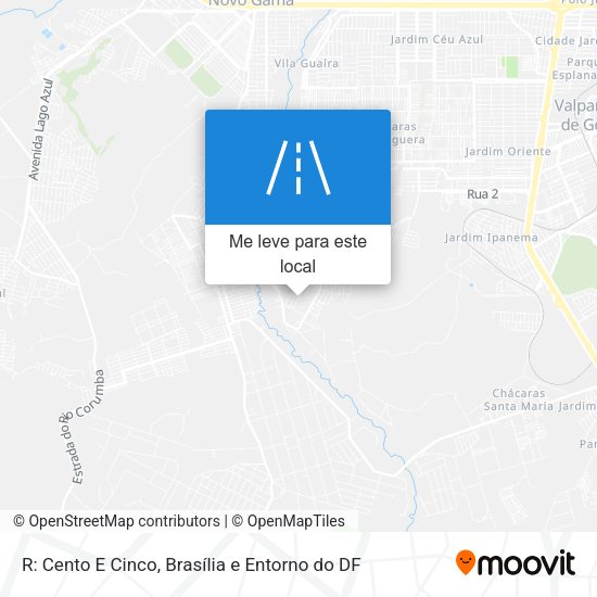 R: Cento E Cinco mapa