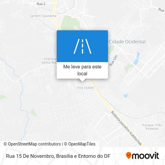 Rua 15 De Novembro mapa