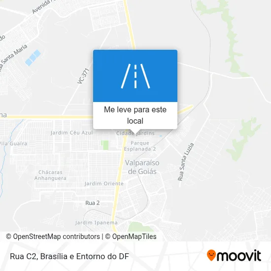Rua C2 mapa