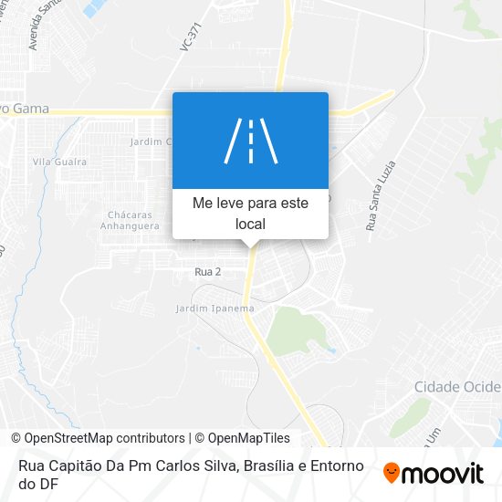Rua Capitão Da Pm Carlos Silva mapa