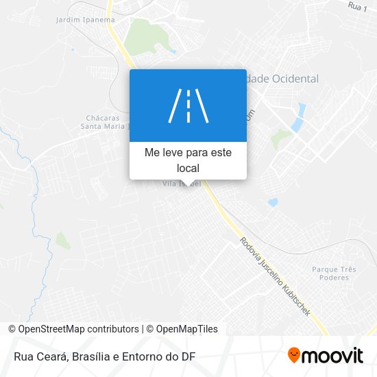 Rua Ceará mapa